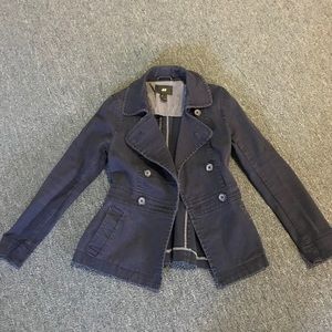 Cotton blazer/peacoat